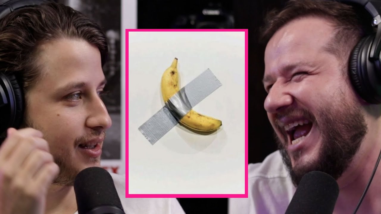 JOVEN SE COME BANANA DE 120MIL DOLARES EN UN MUSEO