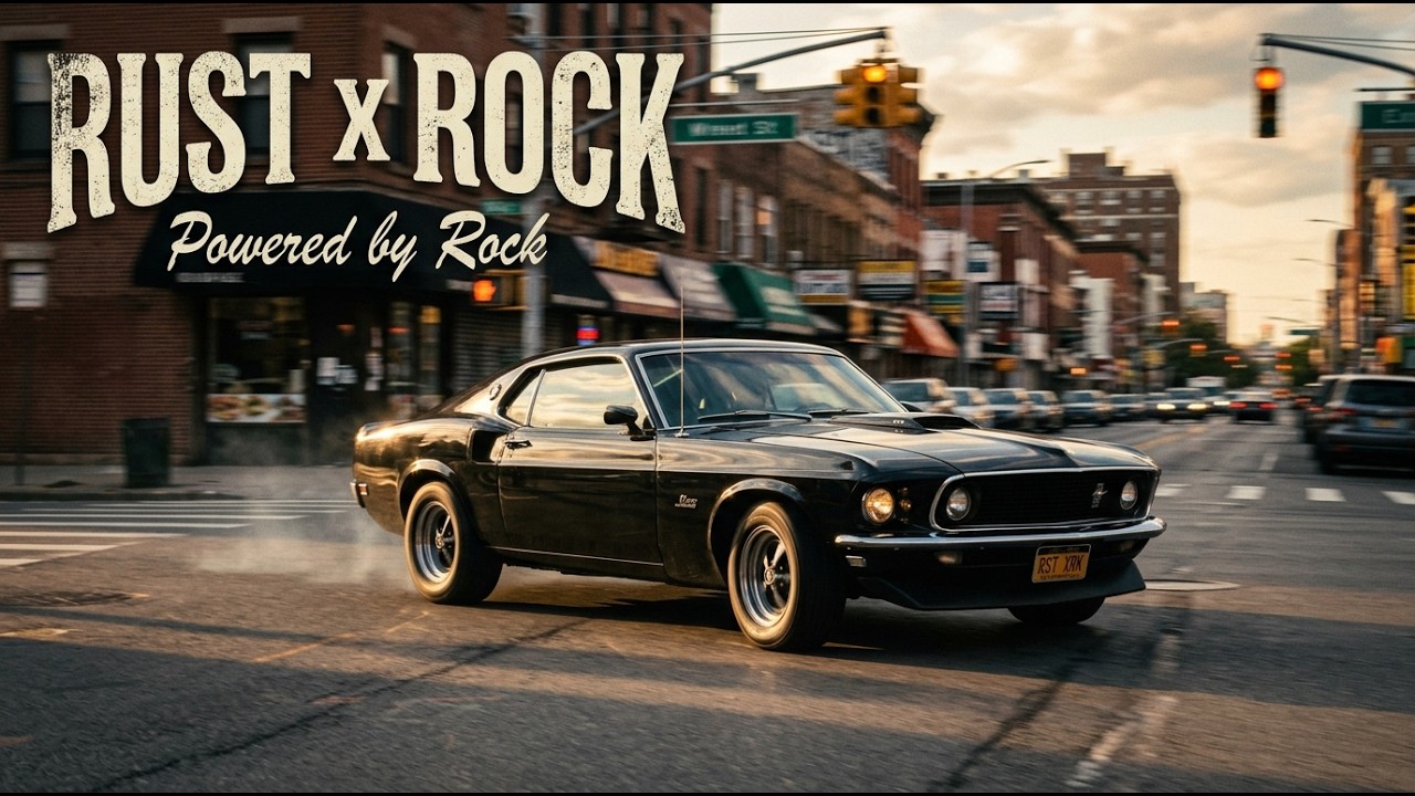 RUST X ROCK FREEDOM – Rock N Roll for Open Highways & Wild Hearts 🔥 Run the Road