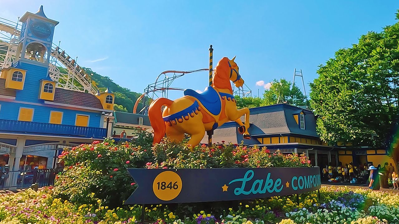 Lake Compounce 2024 Complete Walkthrough in 4K - Bristol, CT