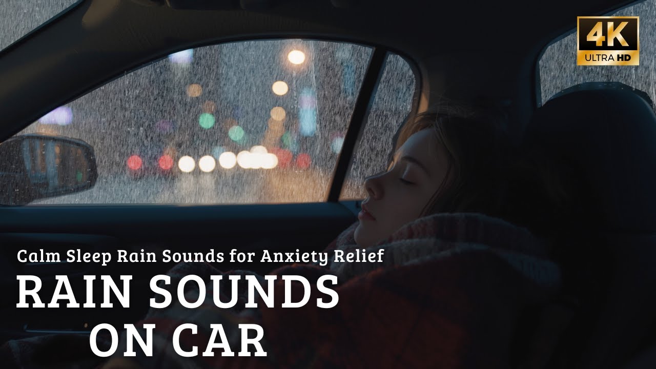 Heavy Rain Deep Sleep | Deep Rest Support | No Music Sleep Sound
