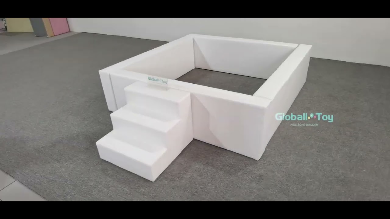 White Soft Play Tunnel & Slide Set | Indoor Playground Equipment for Toddlers & Preschool 🏰✨