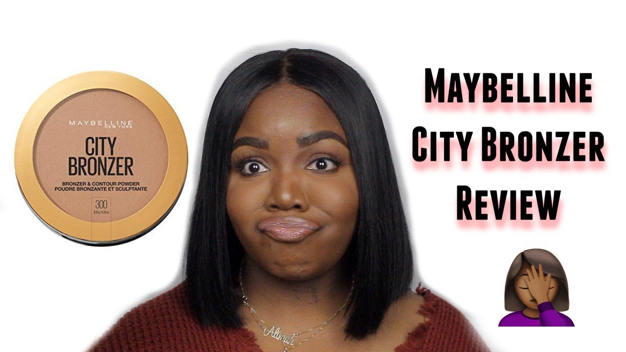 MAYBELLINE CITY BRONZER REVIEW! DARKEST SHADE 300 DEEP!