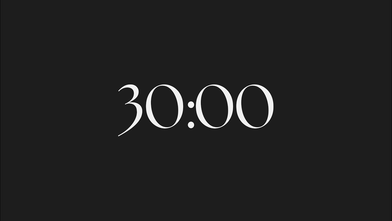 Silent Focus: Can You Master 30 Minutes of Deep Work? (No Music)