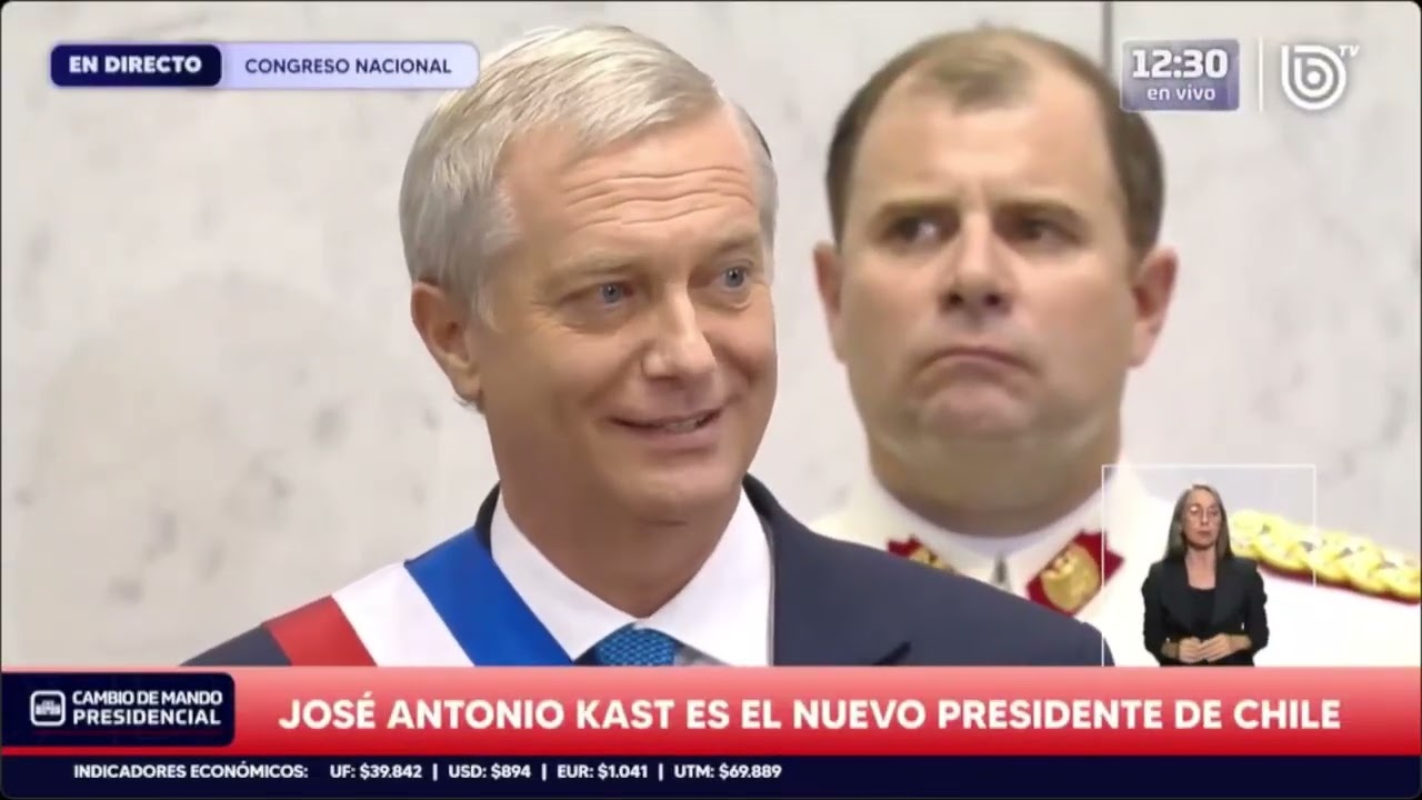 José Antonio Kast jura como Presidente de la República