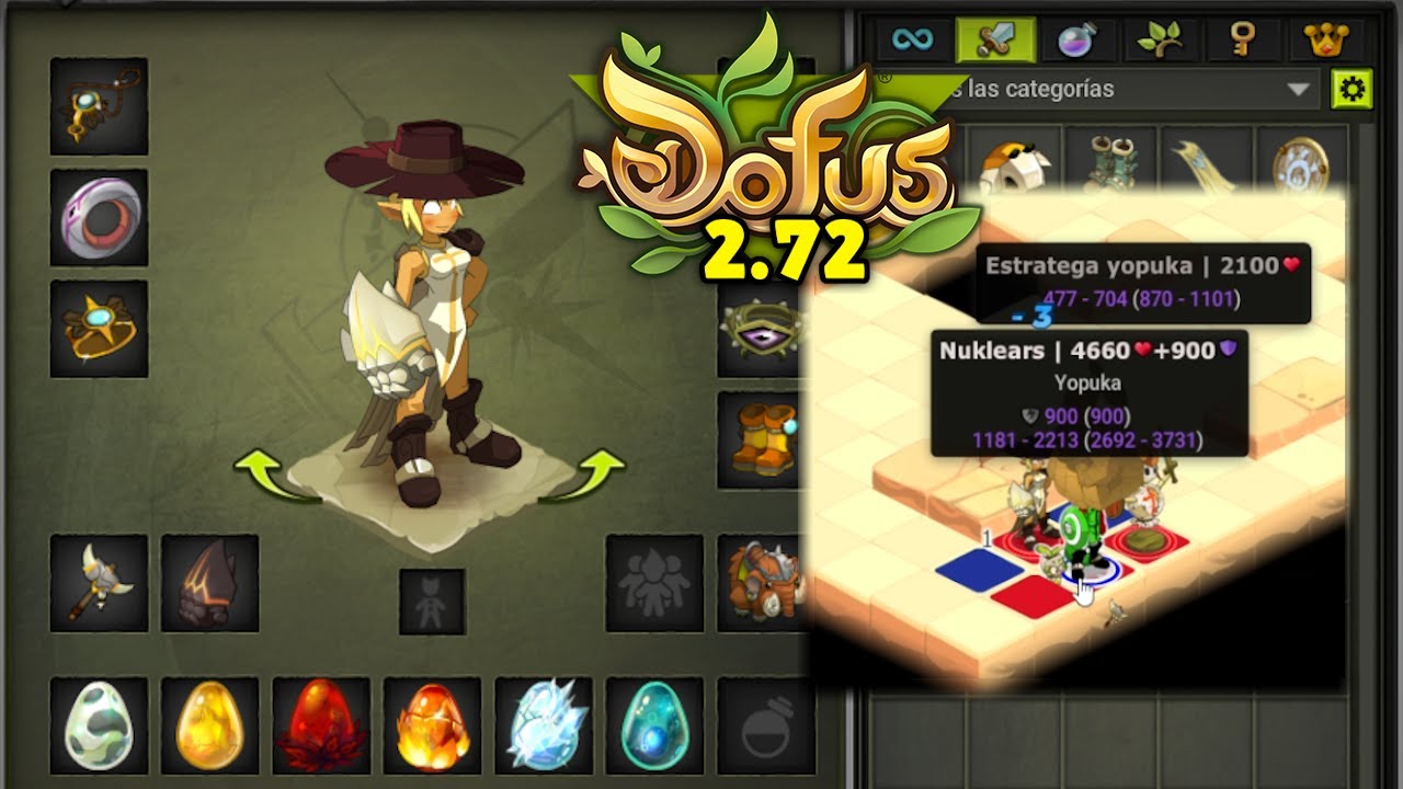 [DOFUS 2.72] -5500PDV EN UN TURNO! | EL YOPUKA MÁS BESTIA DE FUERZA Y DAÑO CRÍTICO | Koliseos 1vs1