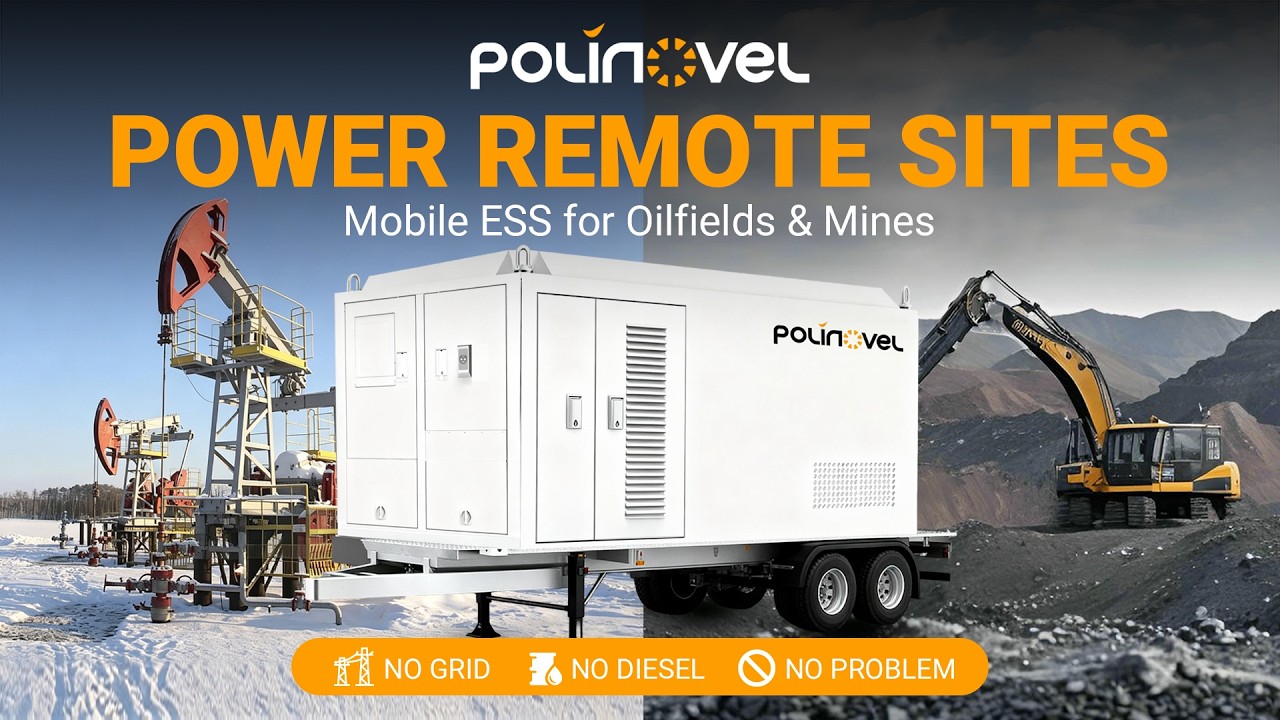 Powering Oilfields & Mines | Polinovel Mobile Energy Storage Solution for Off-Grid Sites