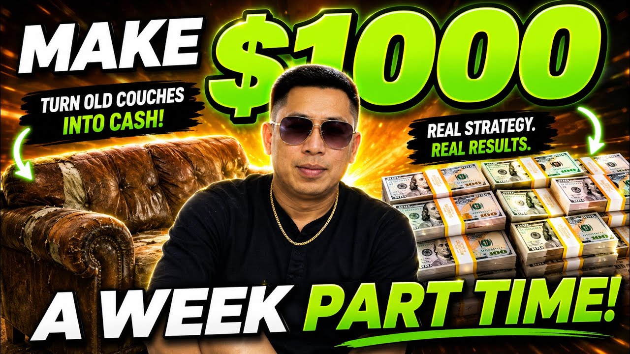 5 Steps on how YOU can make $500 to $1000 in 5 HOURS flipping couches