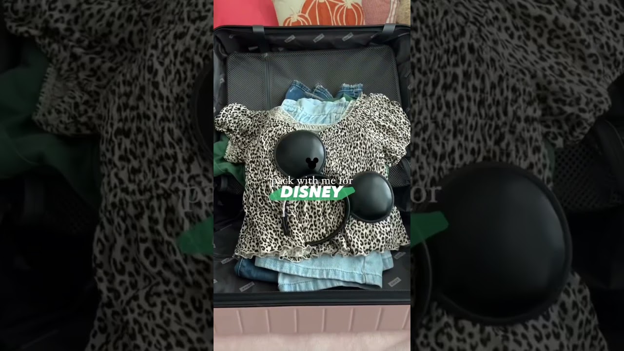 pack with me for Disney World!! 🎠💓✨