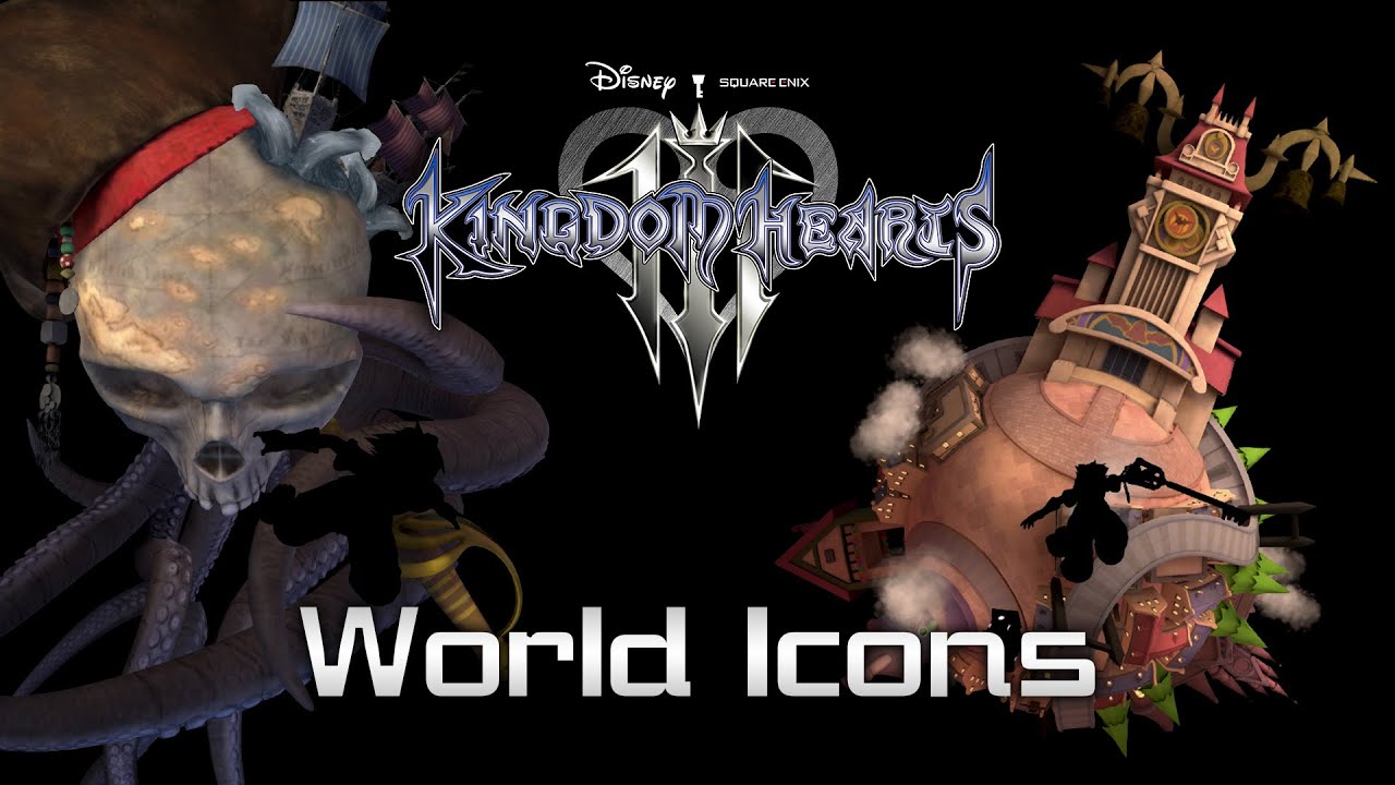 KINGDOM HEARTS III - Exploring the World Icons [Inaccessible Areas]