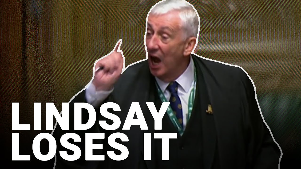 Speaker Sir Lindsay Hoyle slams Tory MPs for &lsquo;inappropriate&rsquo; behaviour at PMQs
