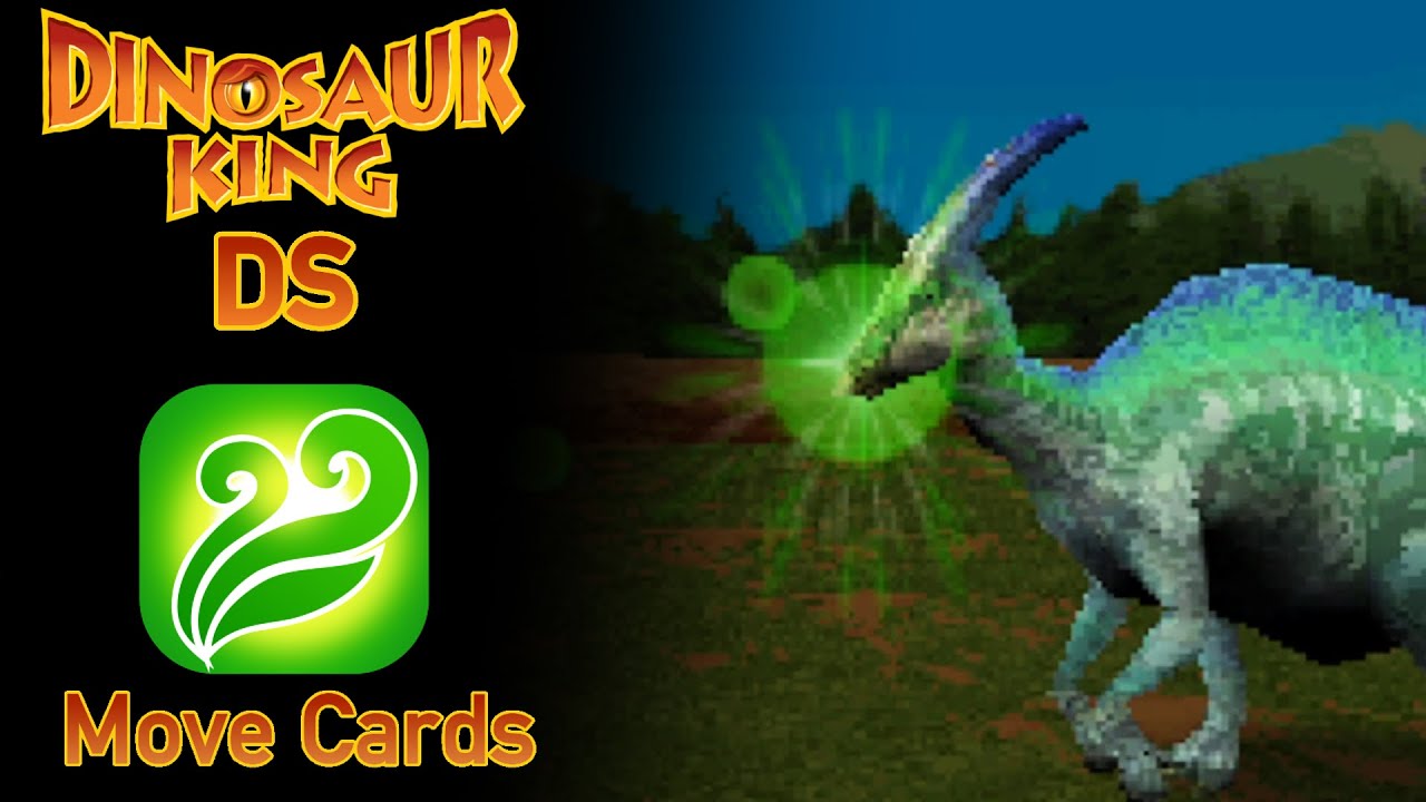 Dinosaur King DS: All GRASS Move Cards!
