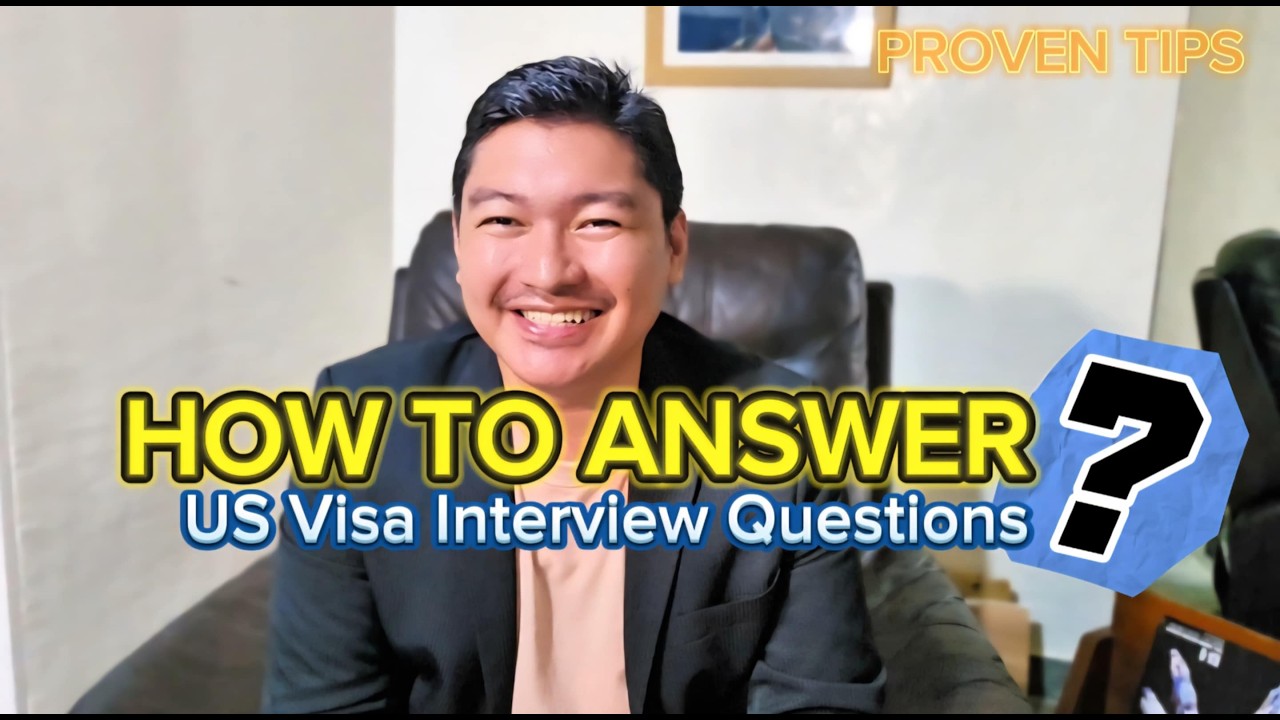 HOW TO ANSWER US Visa Interview Questions | Proven Tips #usvisa #usvisatips
