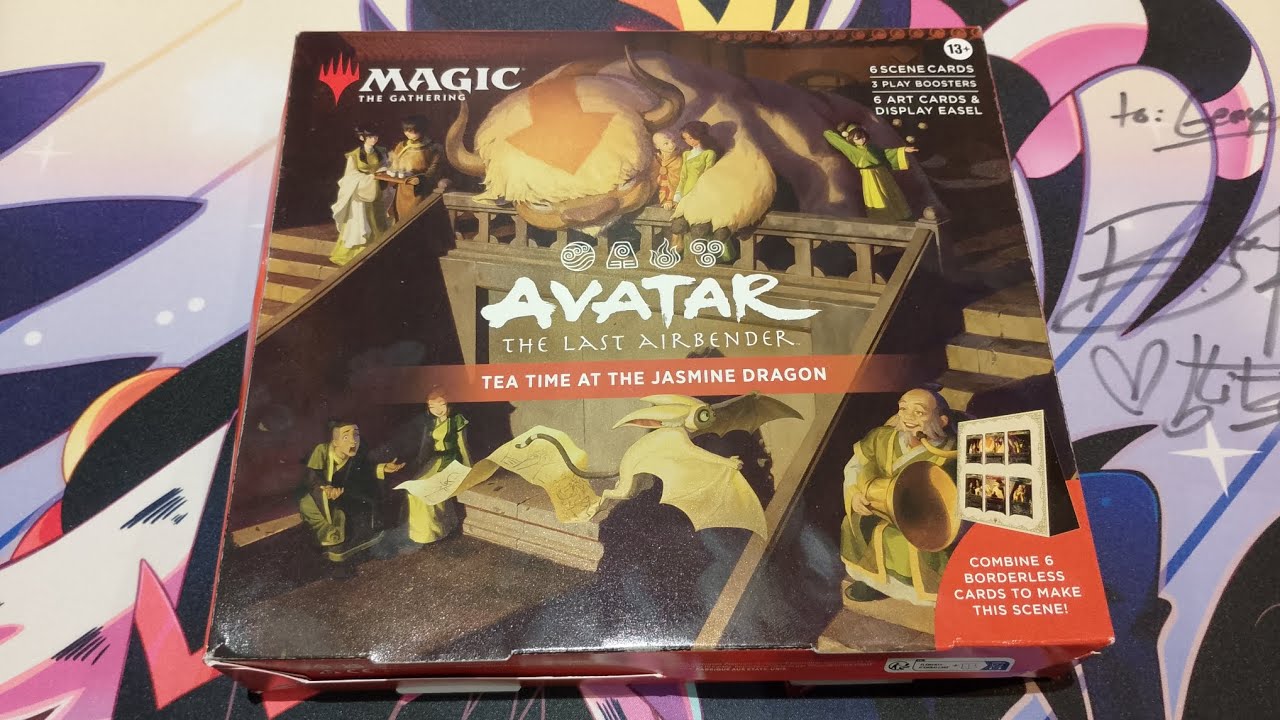 Avatar the last airbender magic of gathering tea time at the jasmine dragon opening