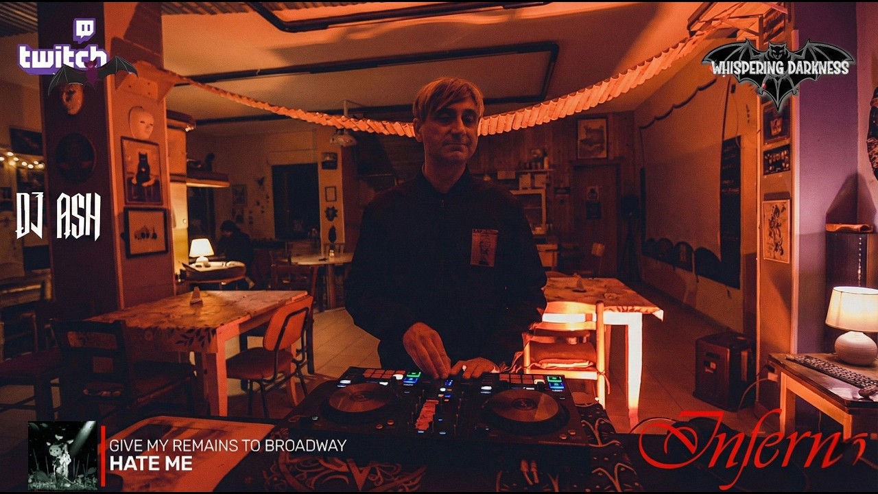 DJ Ash #inferno #goth#postpunk #darkwave mix Vol.126 live from #Neko Cat Café Vicenza  (19.02.2026)