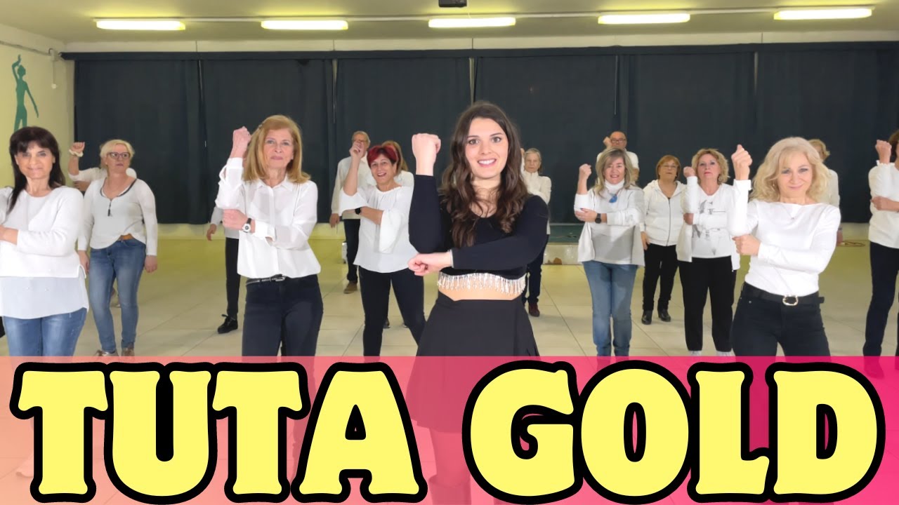 MAHMOOD - Sanremo 2024 - TUTA GOLD -Coreografia - BALLO DI GRUPPO - Dance