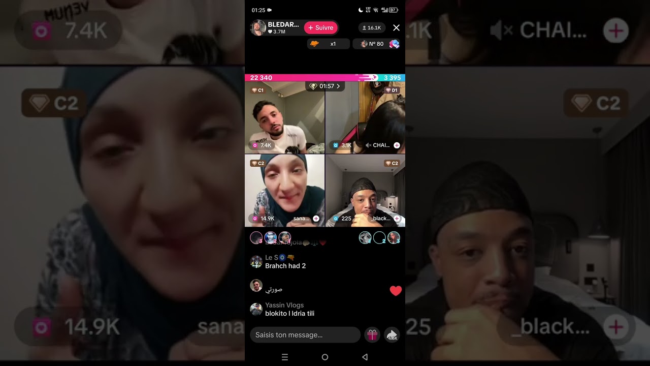 Le bledard x Chaima / Live Tik tok
