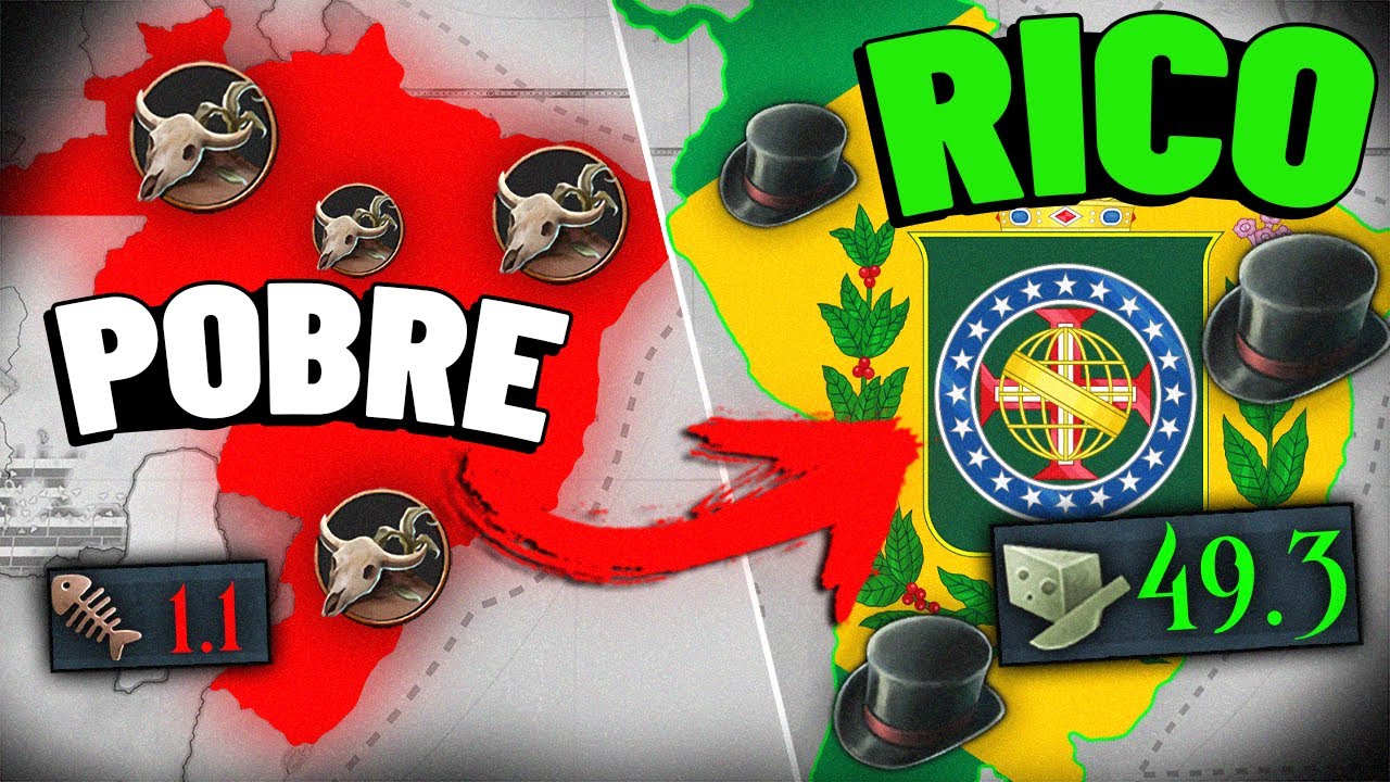 Como EU transformei o Brasil no país mais rico do mundo no Victoria 3