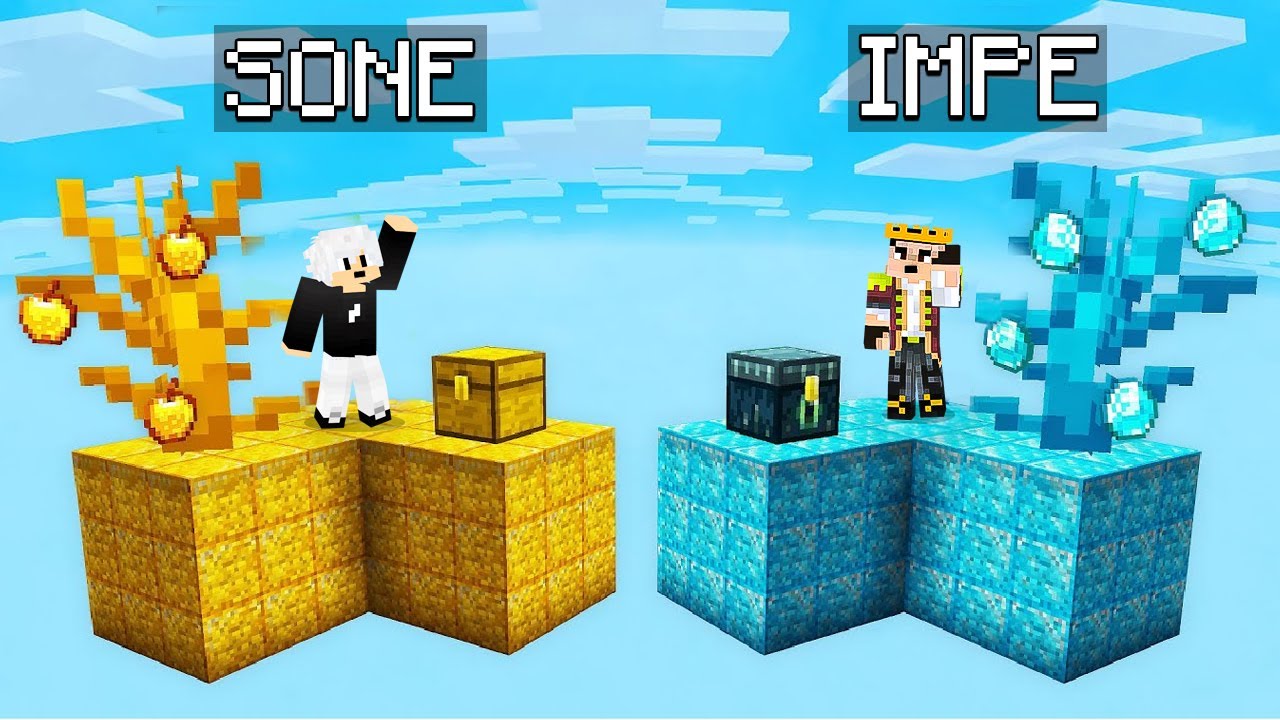 KO POSLEDNJI OSTANE NA SVOM OSTRVU POBJEĐUJE U MINECRAFTU!! 😮 (DIJAMANT VS ZLATO)
