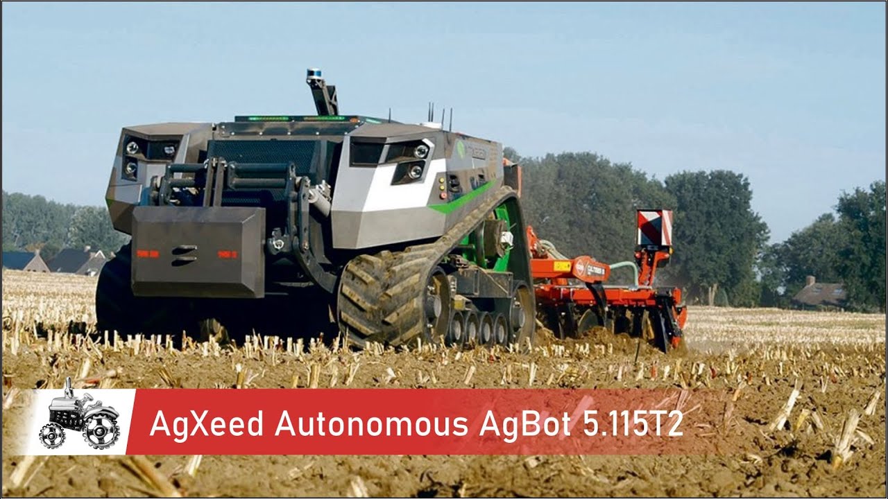 AgXeed Autonomous Robot Tractor AgBot 5.155T2