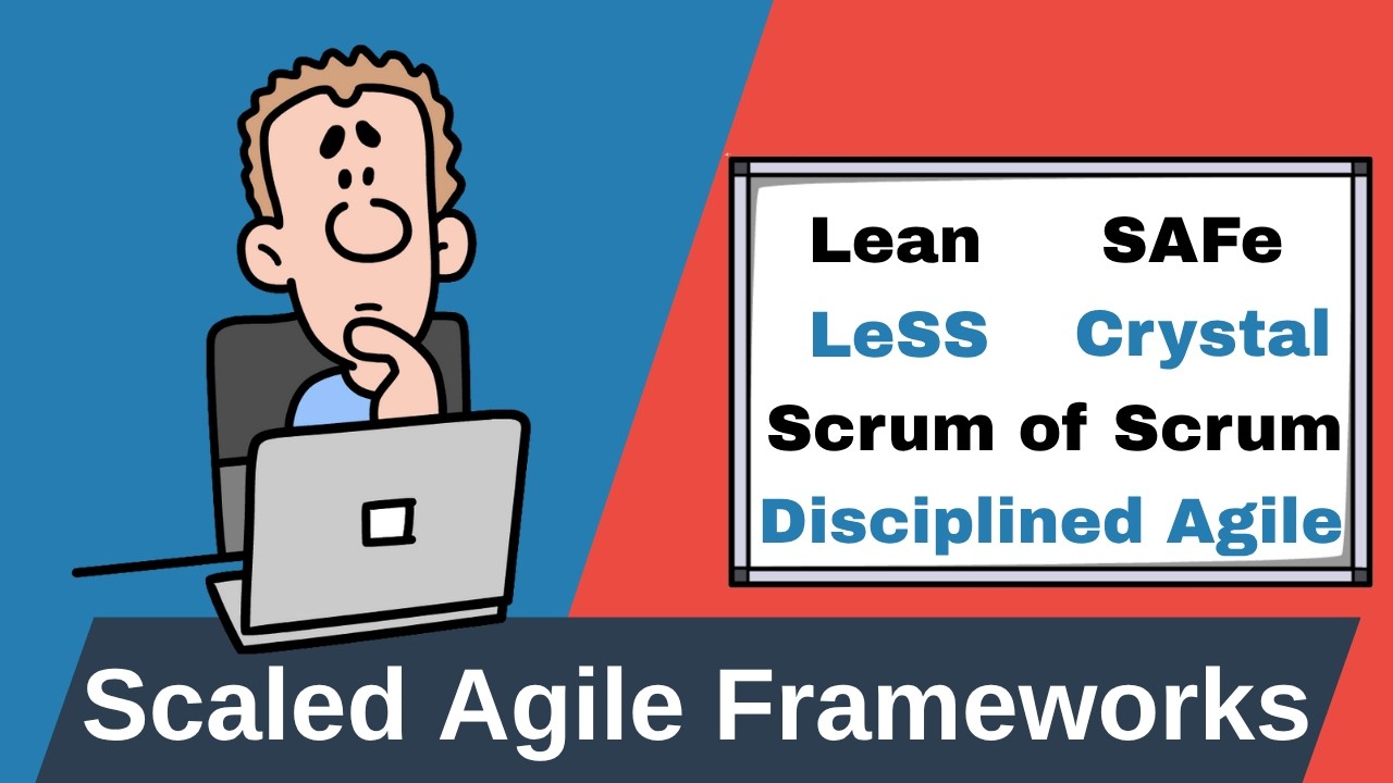 Scaled Agile Framework Explained – Lean, SAFe, Scrum of Scrums, LeSS, DA, Crystal + PMP Questions