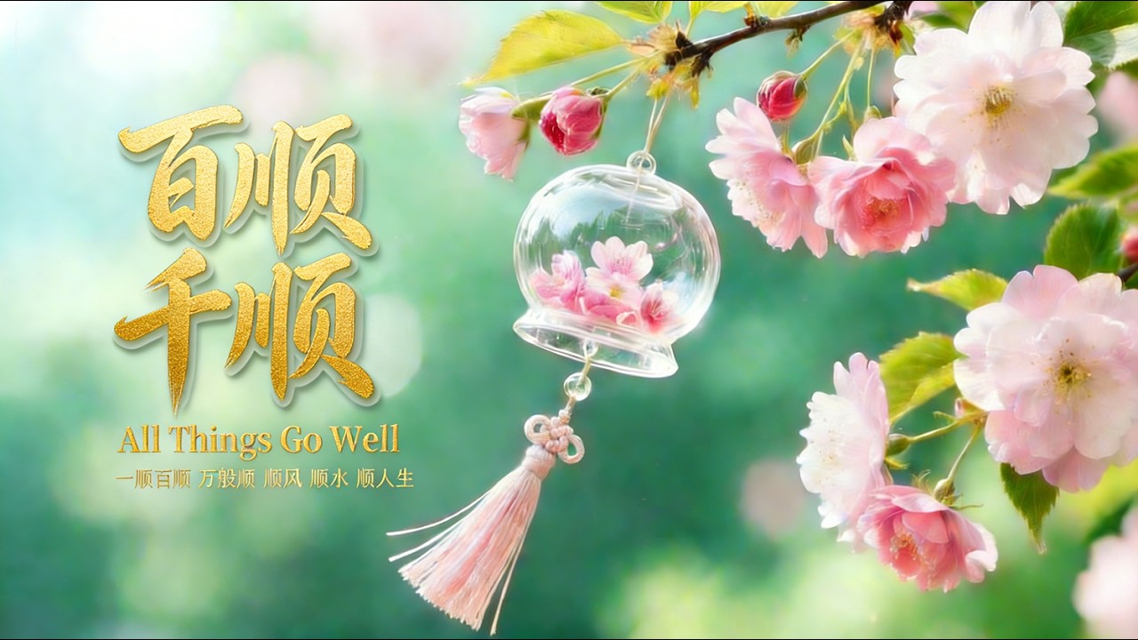 《百順千順》｜送給孩子一生的祝福 🌸 在家順 在外順 歲歲年年都順 #新春祈福 #治癒系音樂