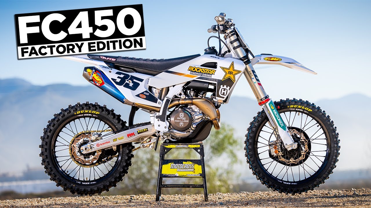 Протестированная модель Husqvarna FC450 FACTORY EDITION 2025 года (12 799 долларов США)