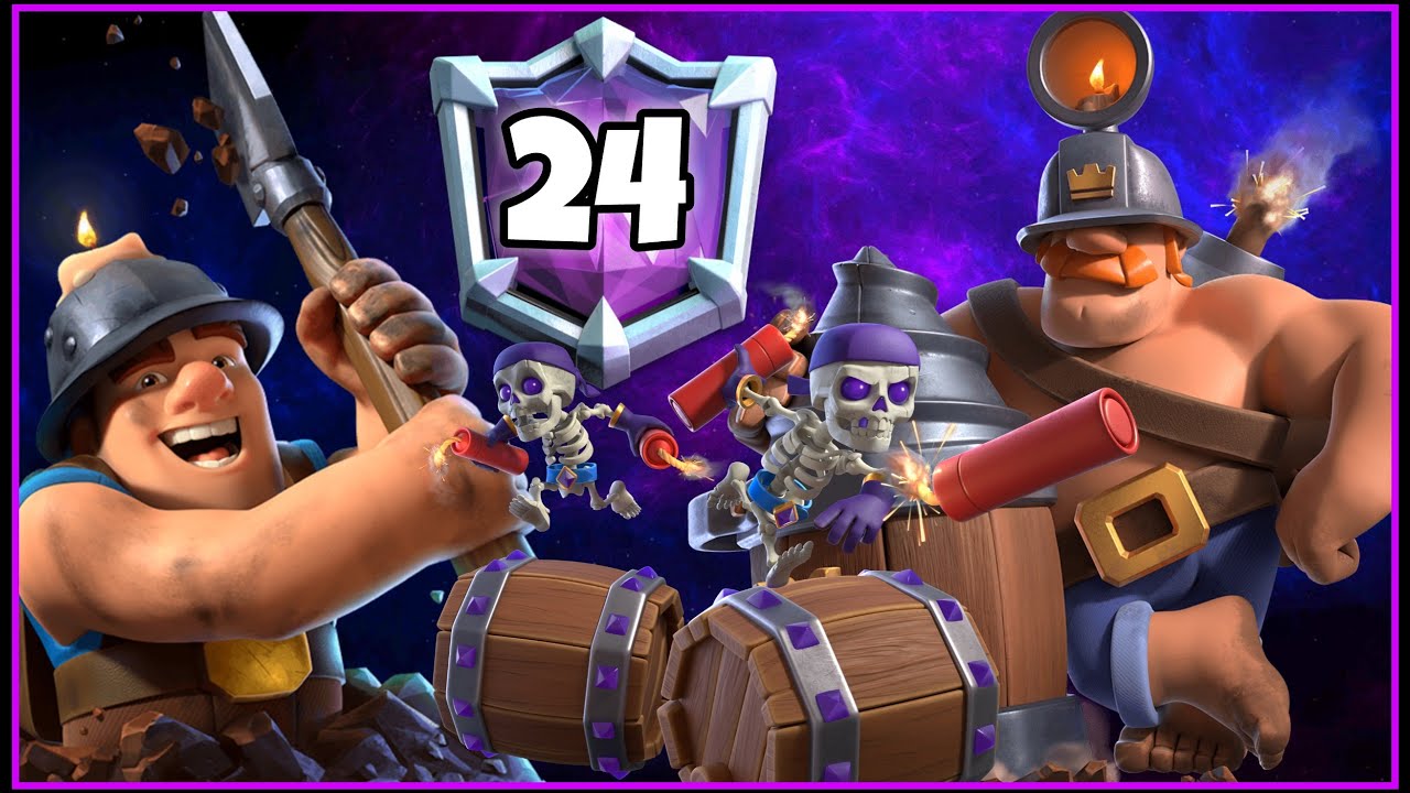 Top 20 with Miner Wall Breakers Deck.!