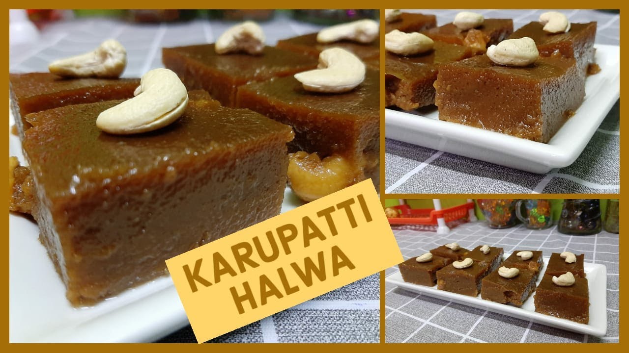 Karupatti Halwa - l Palm Jaggery Halwa l