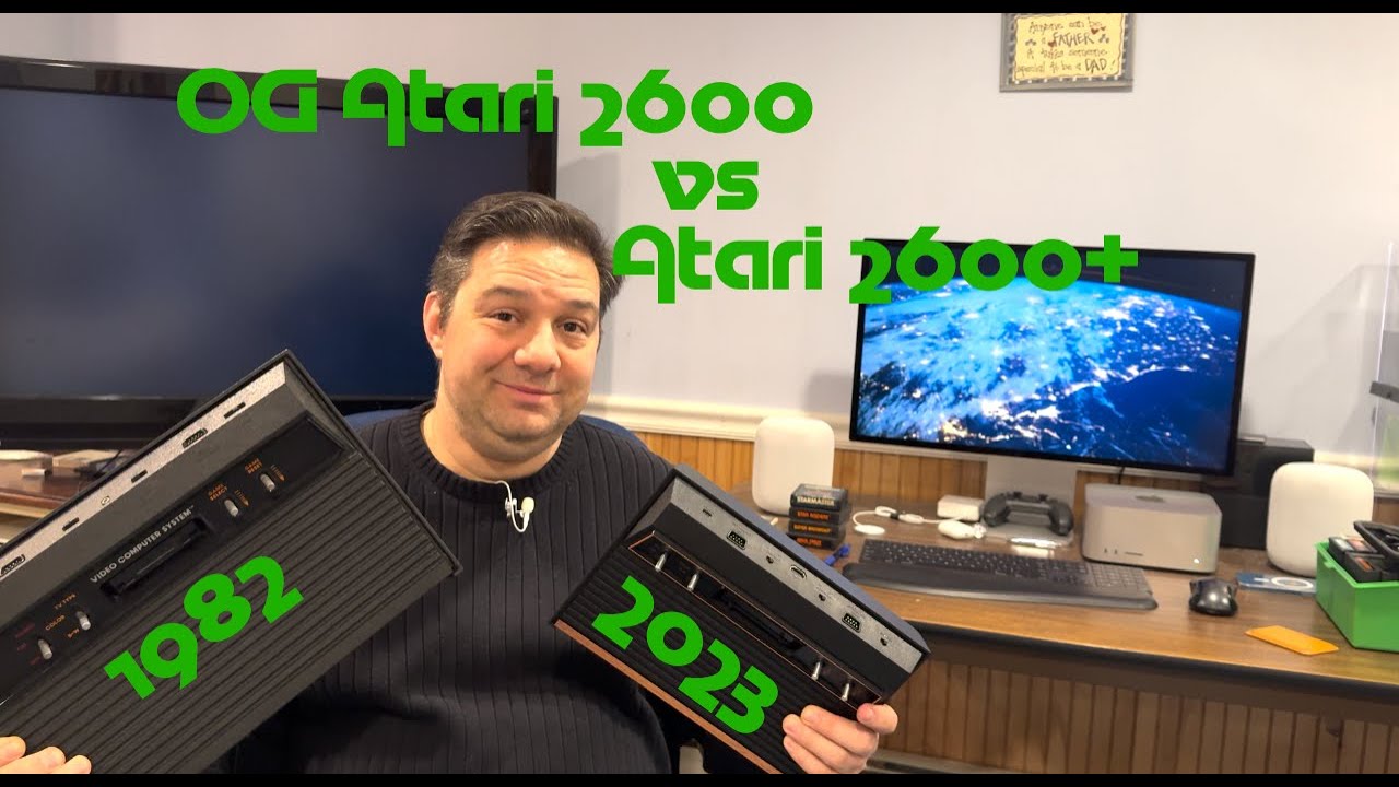 Atari 2600+ vs an OG Atari 2600 Comparison