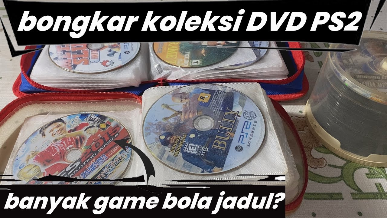 NOSTALGIA KOLEKSI KASET GAME PS2 JAMAN DULU