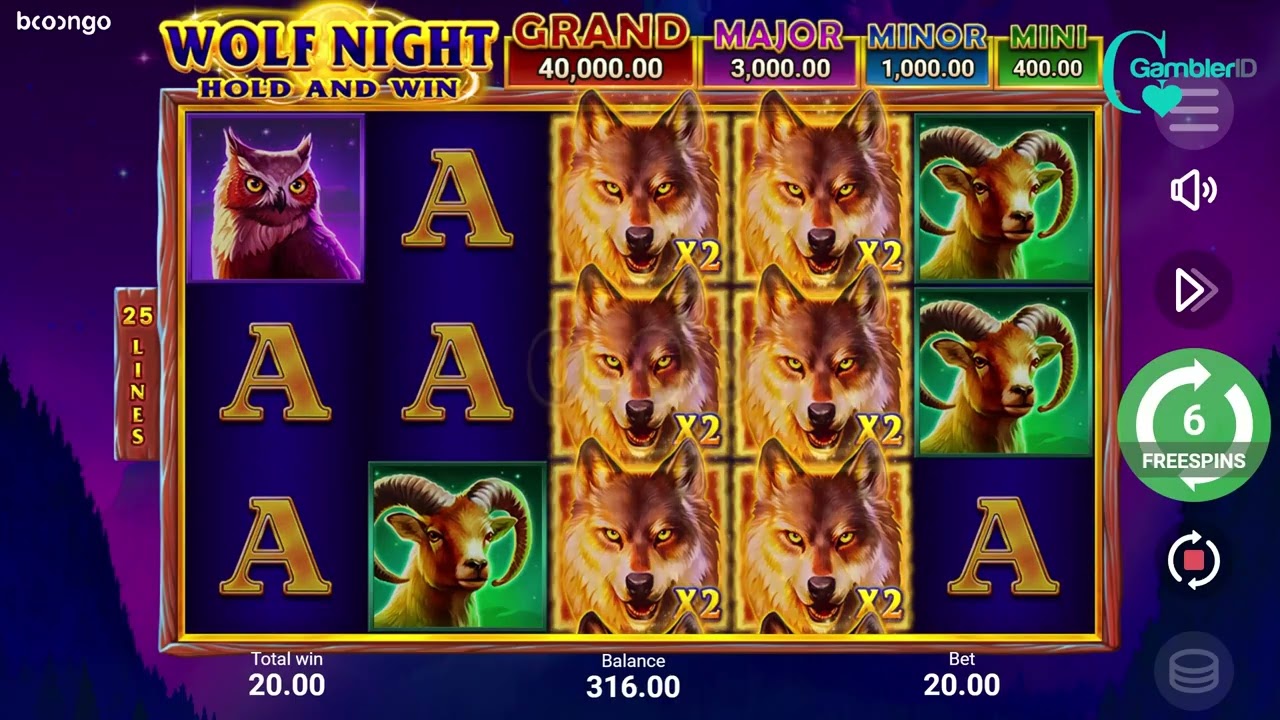 Wolf Night Hold and Win by 3 Oaks Video Review | GamblerID
