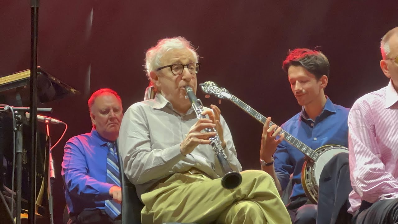 Woody Allen and his New Orleans Jazz Band in Le Grand Rex, Paris. September 21, 2023