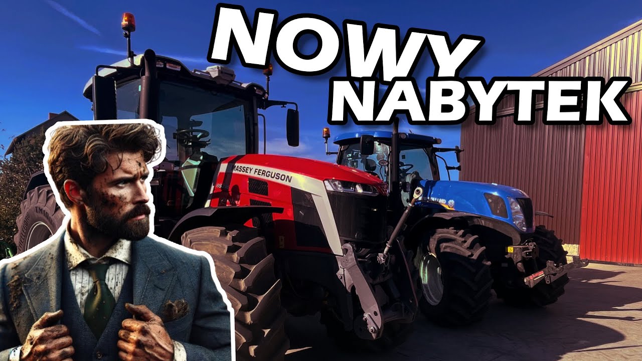 NOWY NABYTEK ⁉️Testujemy Ciągnik MASSEY FERGUSON 8S.225 🚜 Czy zmienimy naszego SMERFA ❓