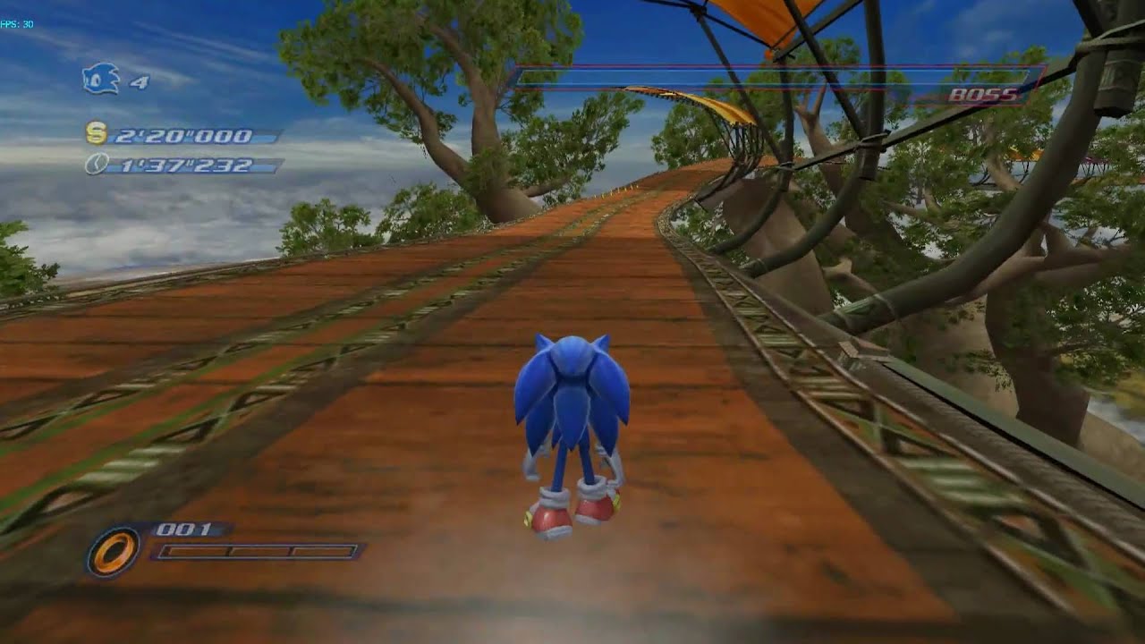 Sonic Unleashed on Dolphin Wii/GC Emulator (1080p HD) Full Speed