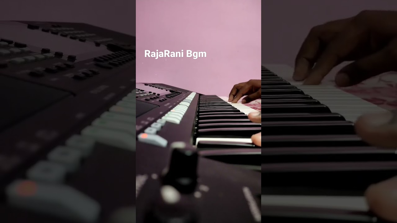 RAJARANI BGM KEYBOARD COVER #benscritique #shorts #keyboardcover #rajarani #viral #aarya #atlee