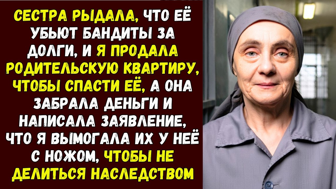 Сестра рыдала, что её убьют бандиты за долги, и я продала родительскую квартиру, чтобы спасти её
