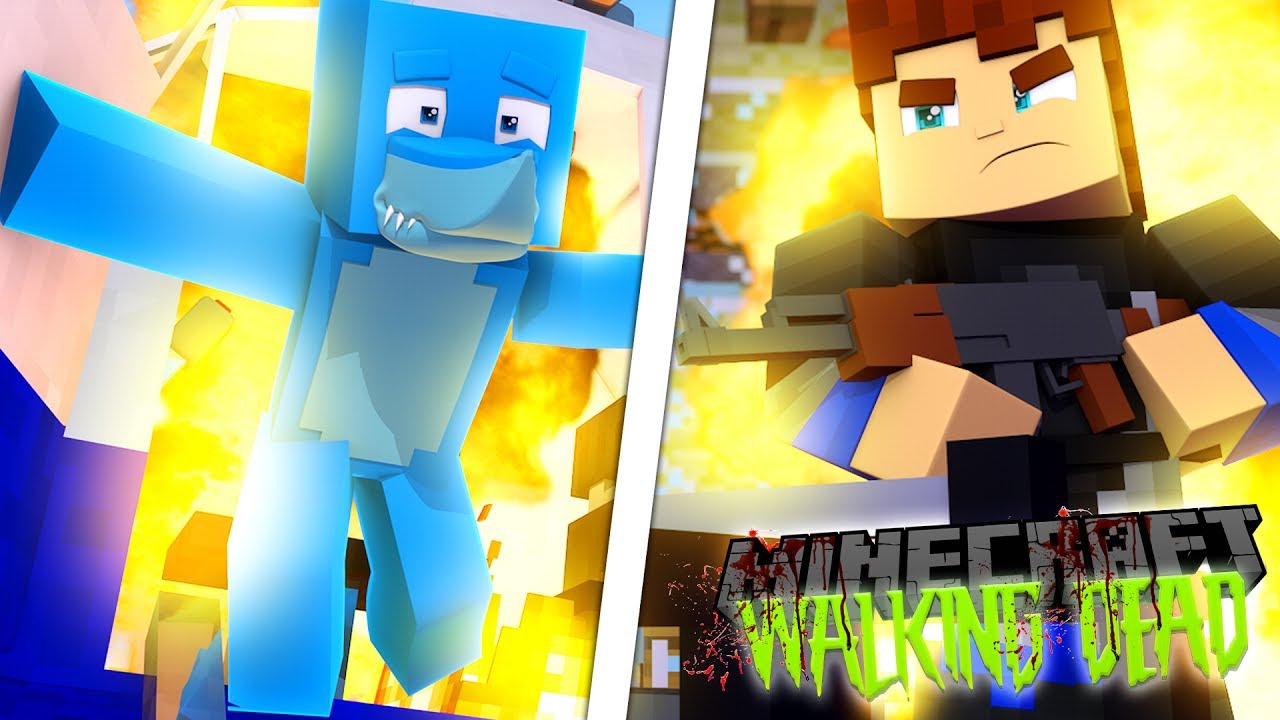 Minecraft THE WALKING DEAD - SHARKY IS CAPTURED BY CAMP SS !!