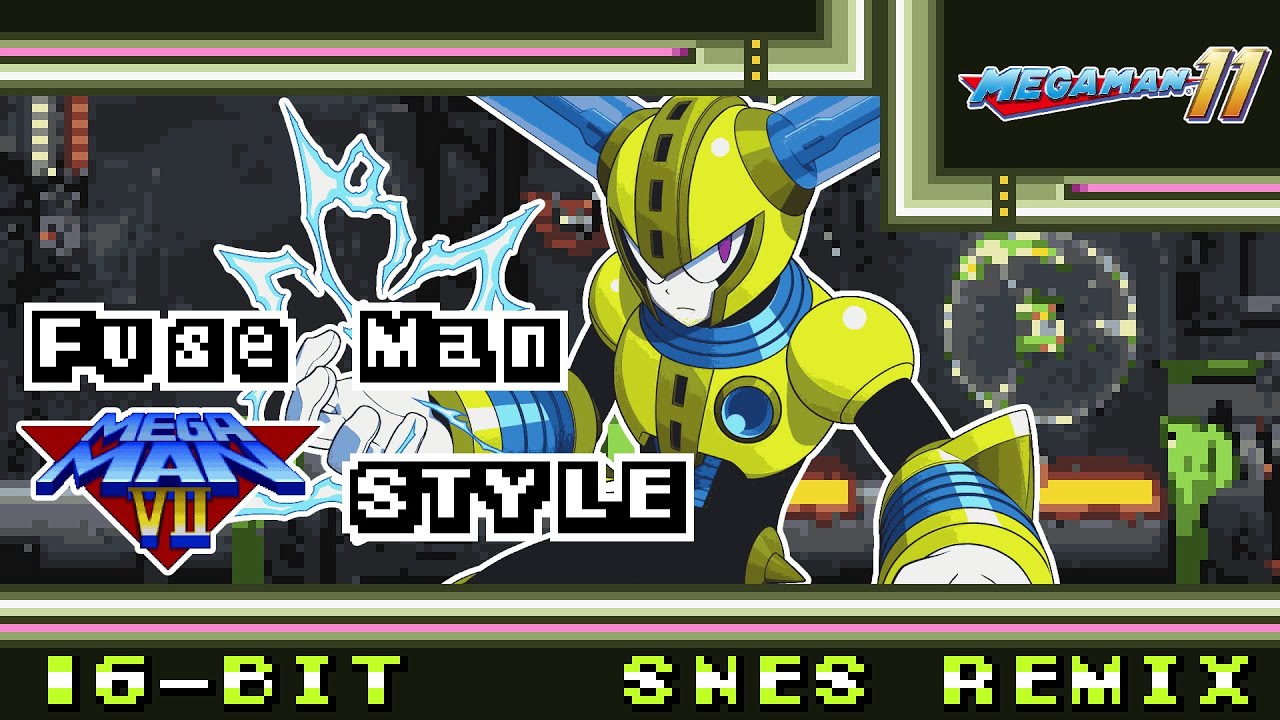 [16-Bit;SNES]Fuse Man - Mega Man 11(MM7 Style)