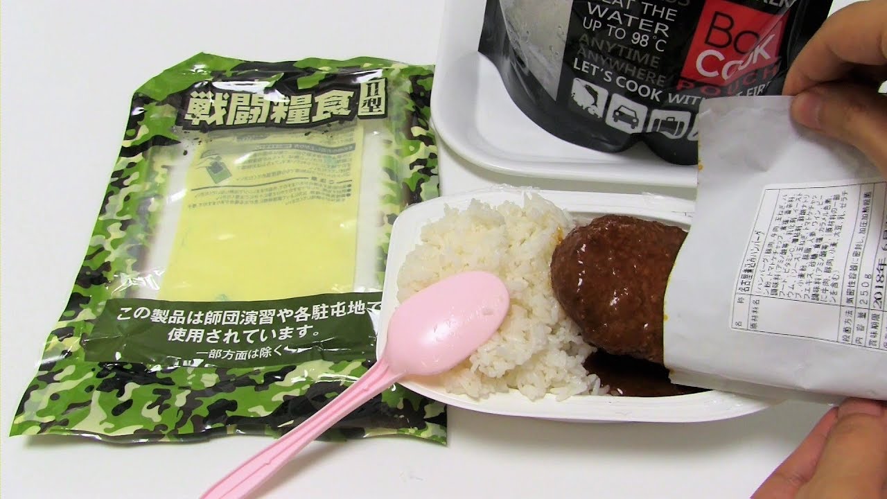 Japan MRE Combat Ration Stew Hamburger Military Foods