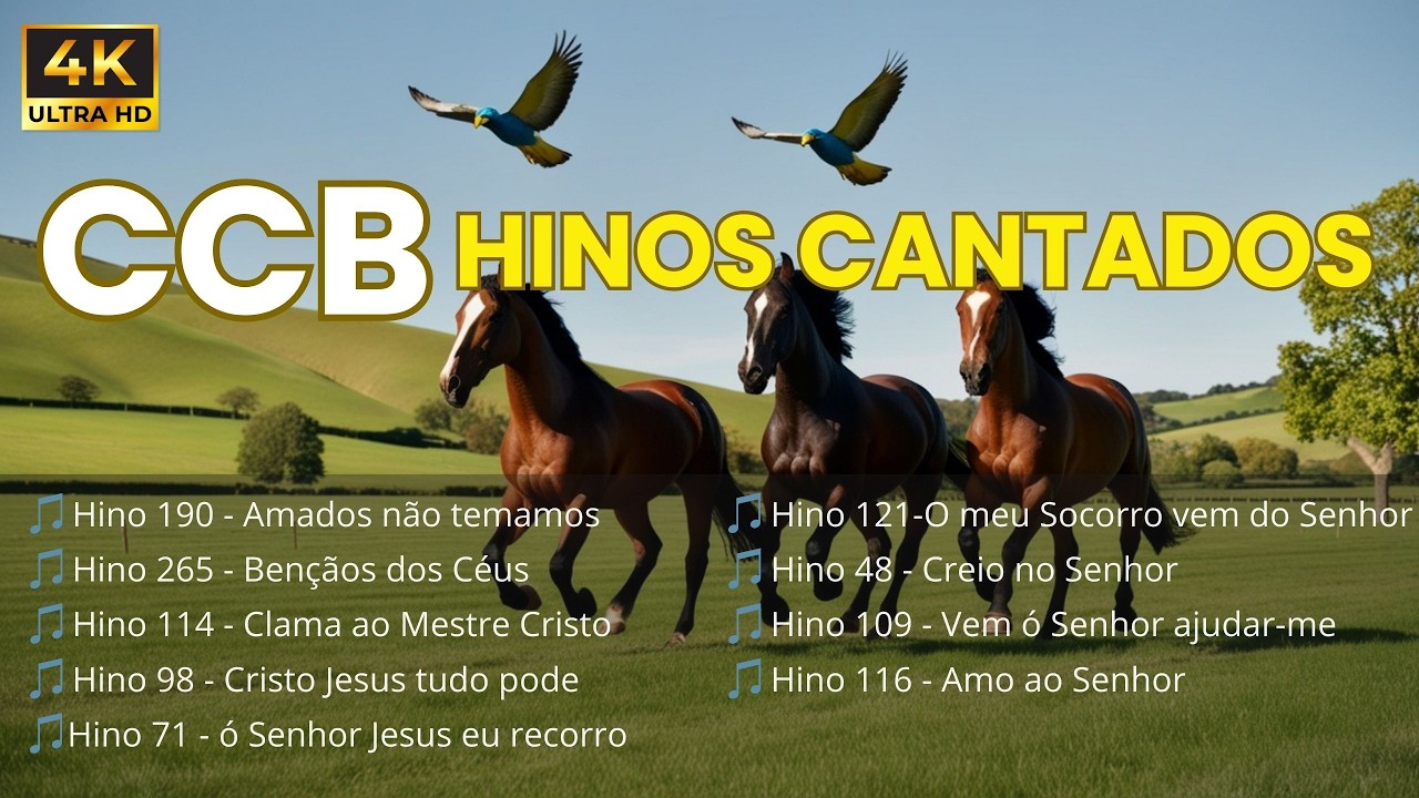Hinos CCB Selecionados - Louvores que trazem Alegria 💖 HINOS CCB 190, 265, 114,68 ccb hinos cantados