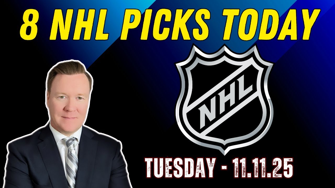 Tuesday 8 NHL Betting Picks l 11/11/25 l Vernon&rsquo;s Best NHL Bets, Expert Picks and Predictions
