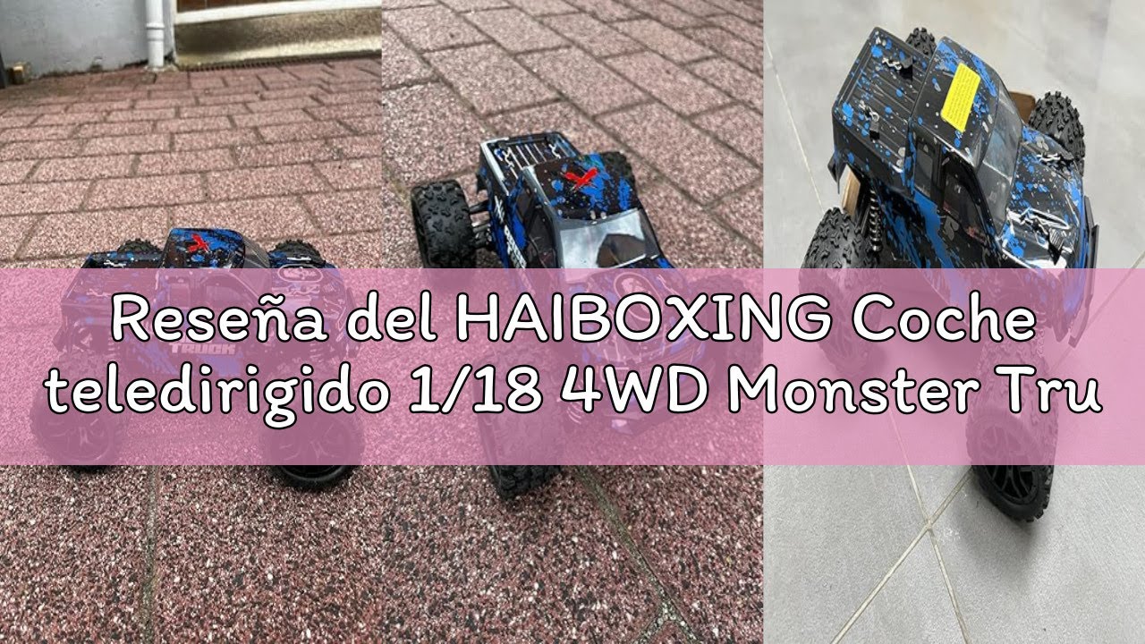 Rese&ntilde;a del HAIBOXING Coche teledirigido 1/18 4WD Monster Truck 36 km/h Velocidad R&aacute;pida Impermeable