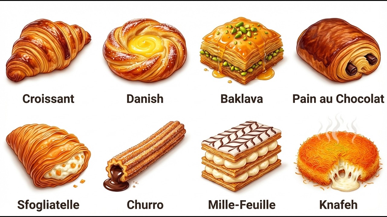 Все виды выпечки: объяснение.