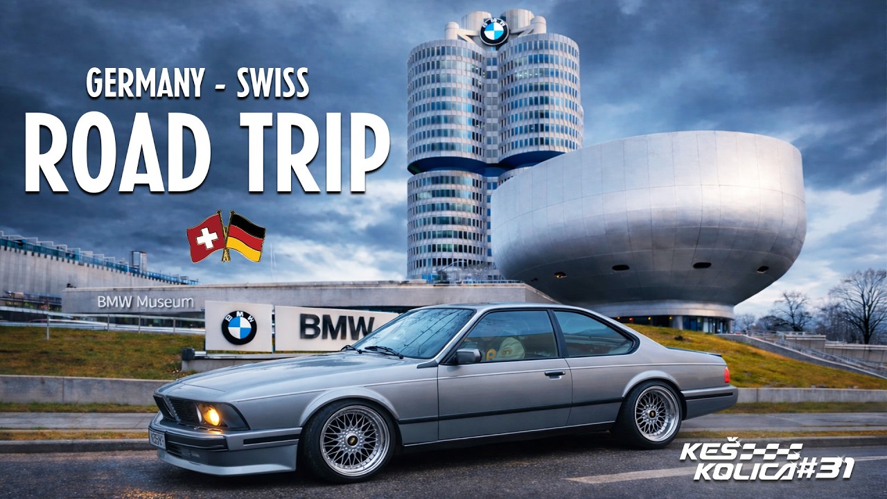 KEŠ KOLICA CAR MAGAZINE #031 ROAD TRIP SWISS - GERMANY [E24 635CSI SHADOWLINE,SL500 R129,BMW MUSEUM]
