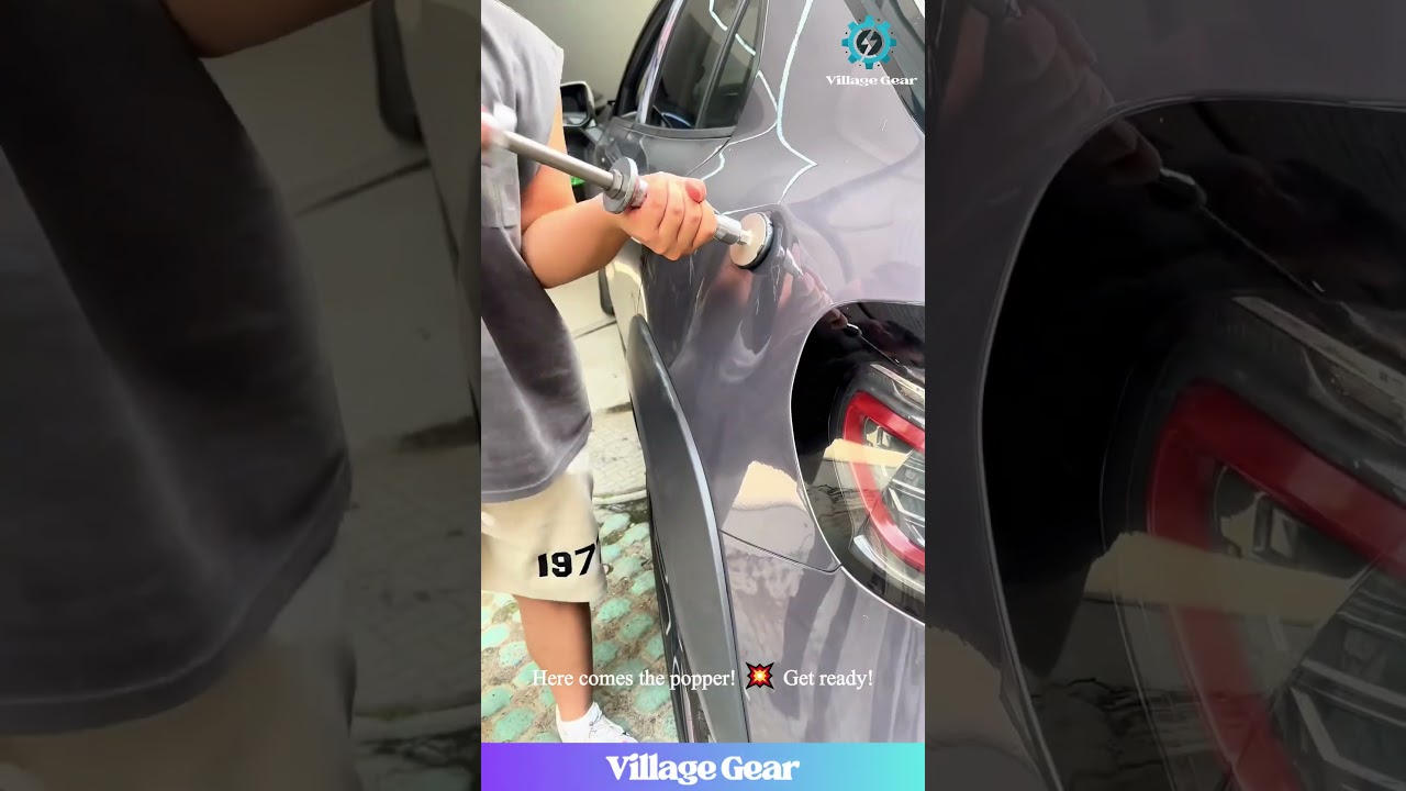 Dent Repair GONE RIGHT! ✅ That 'Pop' is So Satisfying! #car #repair #satisfying #skills