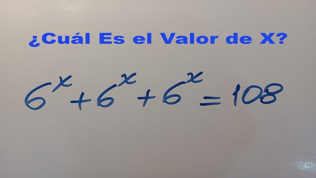 ¿Puedes Resolver esta Ecuación Exponencial? Aplica este Truco y Encuentra X!