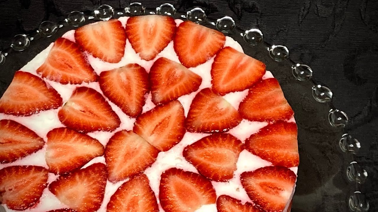Erdbeertorte - der leckerste Erdbeerkuchen ohne Mehl kein Tortenguss