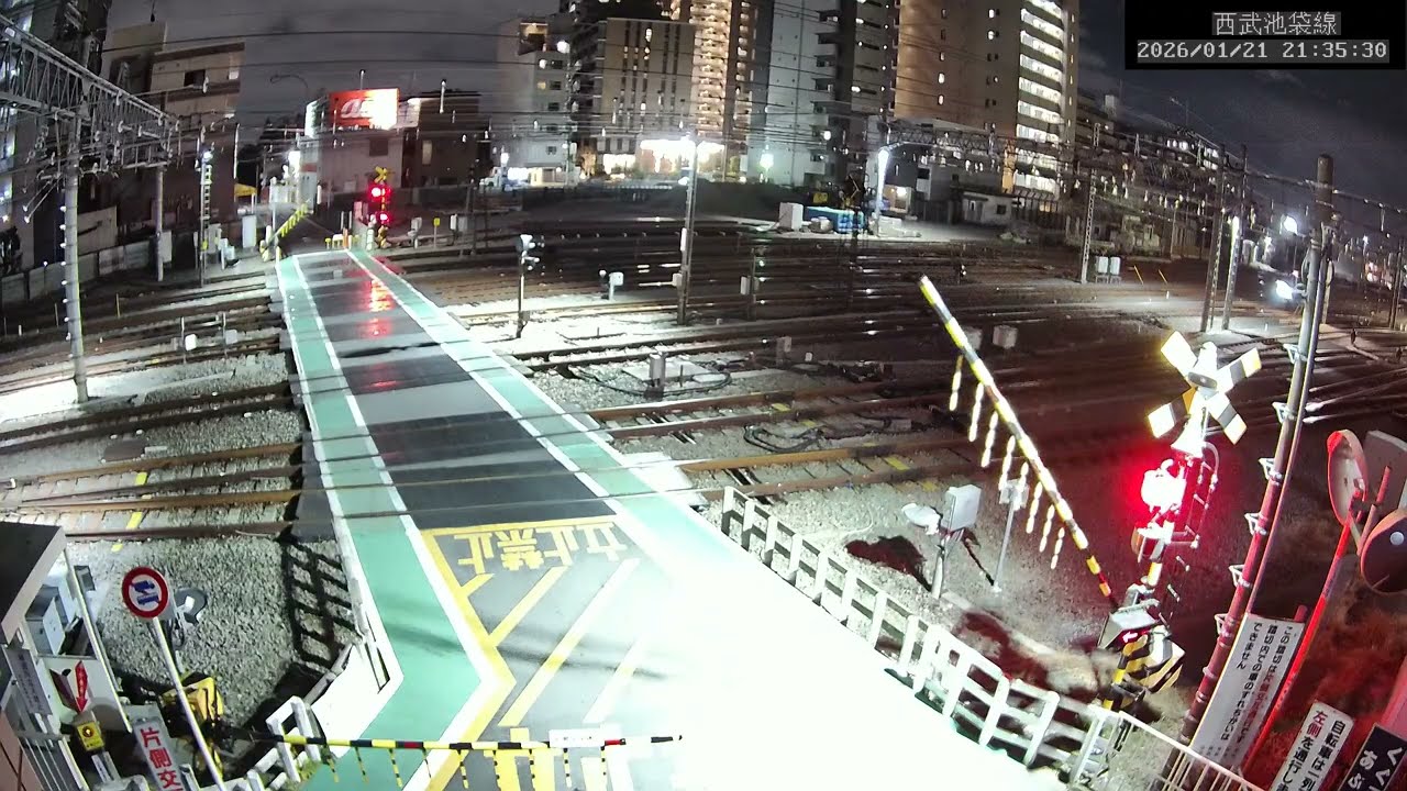【2026/01/21 水曜日】西武線ライブカメラ　西武池袋線保谷駅付近の踏切からライブ配信  #ライブカメラ
