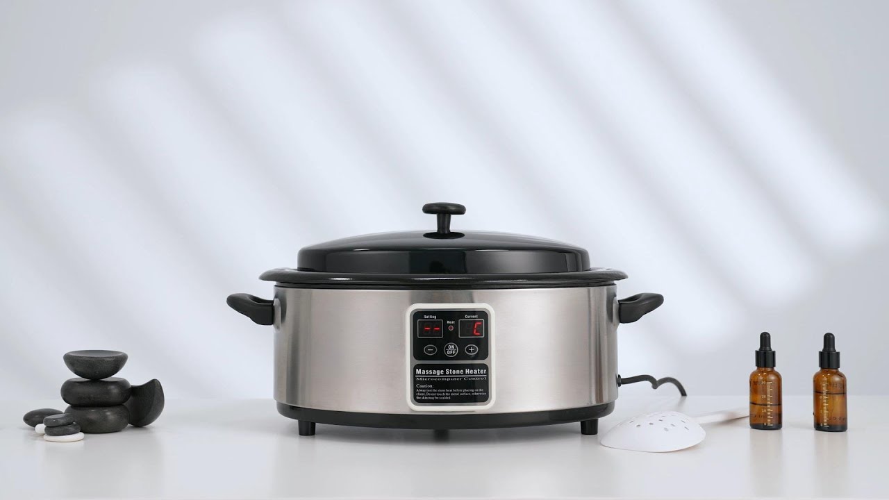 Master Massage 6 Quart Massage Stone Warmer Heater Heating Device