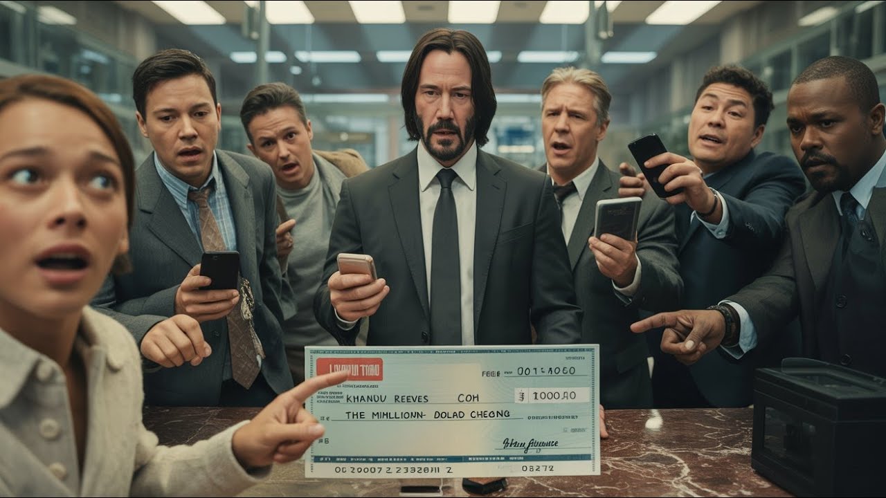 Keanu Reeves Handed Over a $10M Check — The Bank Manager Laughed